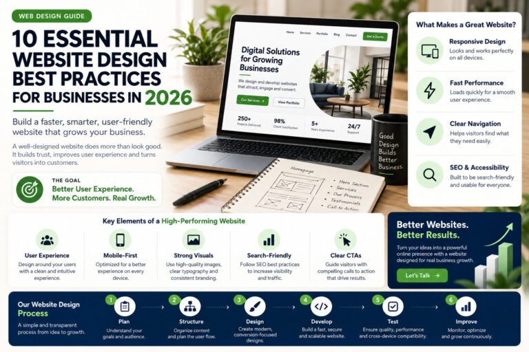 2026 Web Design Best Practices Infographic